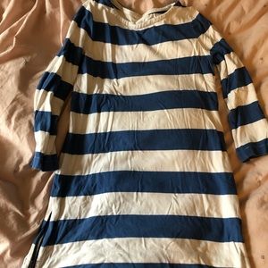 J. Crew factory striped shirt dress